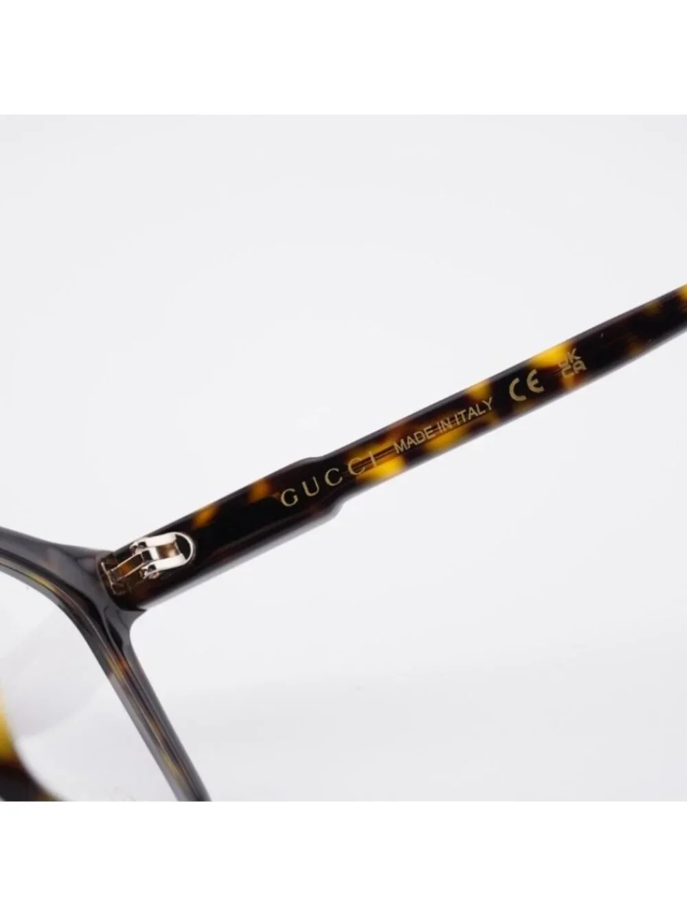 Gucci GG1820O 002 Eyeglasses Havana 55mm Square Frame